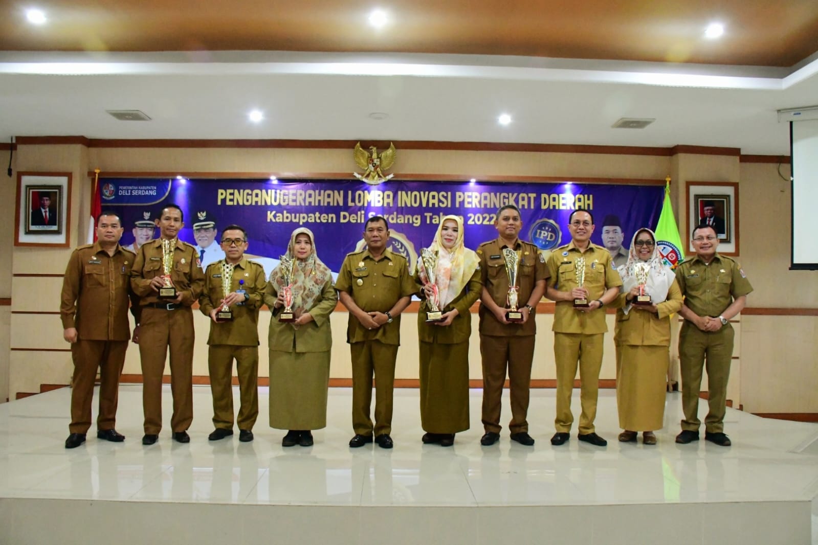 Diskominfostan Deli Serdang Juara I Inovasi Perangkat Daerah 2022